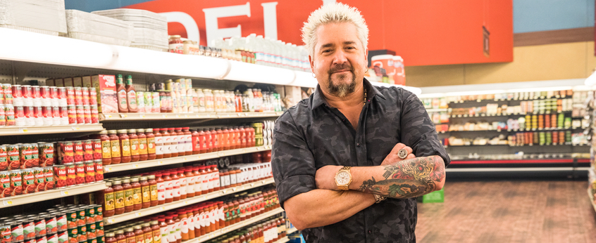 Ggg Host Guy Fieri Posed In Aisle Copy